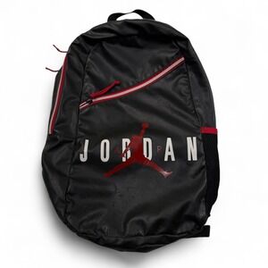 Air Jordan Backpack Black Red Air Jumpman School Travel Book Bag Large Nike‎